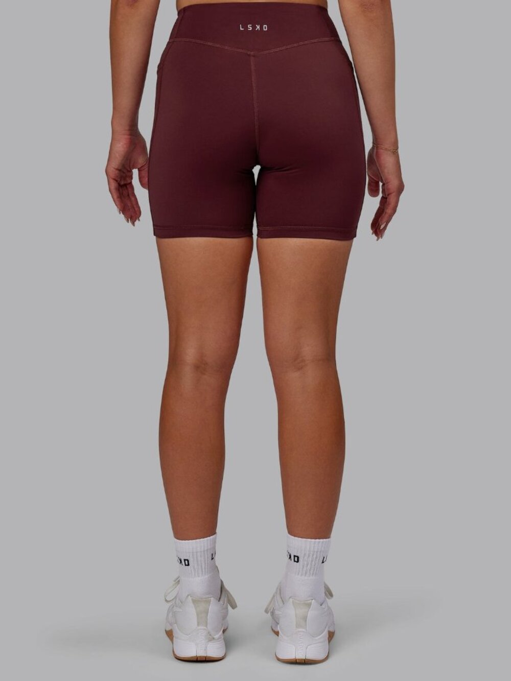 $90 NWT Women’s LSKD Mid Length 6” Short Pockets - S - Picture 4 of 5